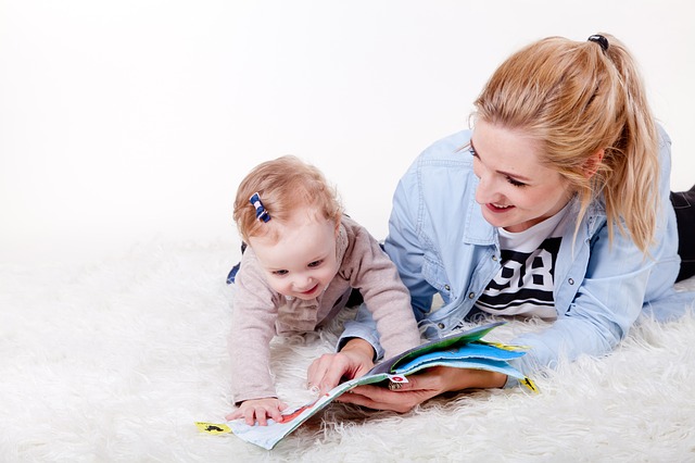 čtení s dceruškou